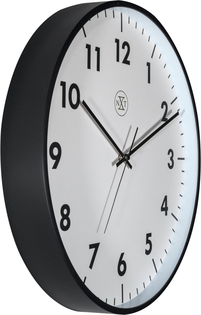 Nextime Wandklok - 40 Cm - Kunststof - 'Nieuw'