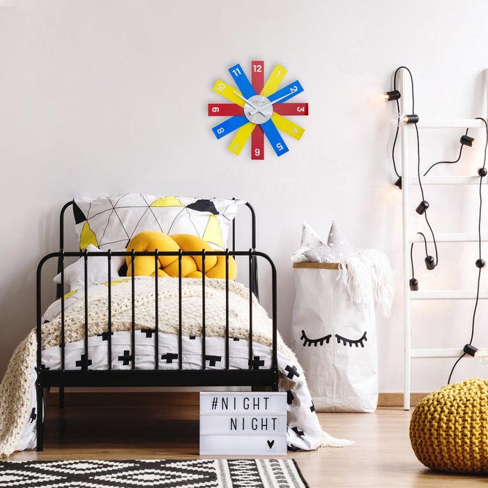 Nextime Wandklok 40cm - Stil - Acryl/Metaal - "Plexi"