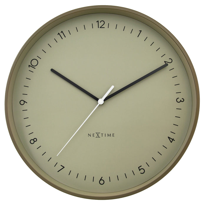 nextime Wandklok 40cm - Stil - Metaal - NeXtime 'Berlin L'