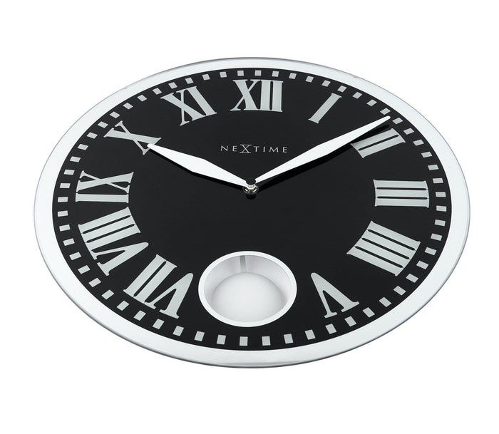 Nextime Wandklok - 43 X 4 2 Cm - Glas - 'Romana'