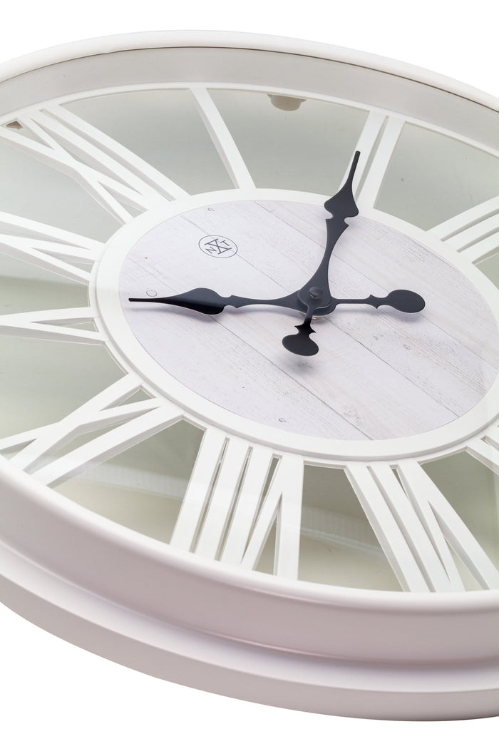 Nextime Wandklok - 51 Cm - Kunststof - 'Quebec'