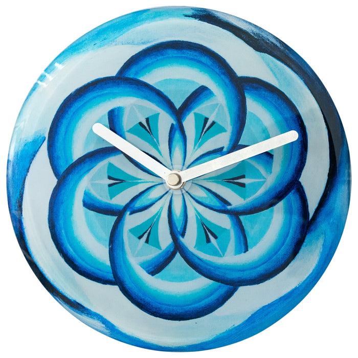 nextime Tafel/wandklok 20 cm - stil - gehard glas - "Cosmo Table"