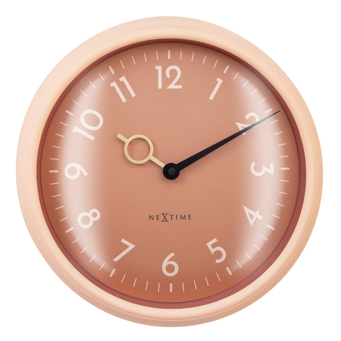nextime Wandklok 30 5cm - Stil - ABS - NeXtime 'Golden Hour Wall'