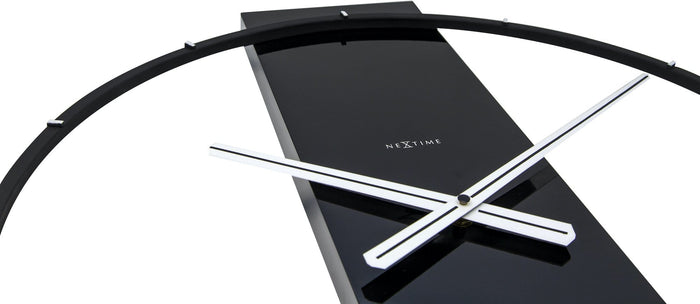 Nextime Wandklok - 50 8 X 58 2 X 4 3 Cm - Hout/Staal - 'Carl'