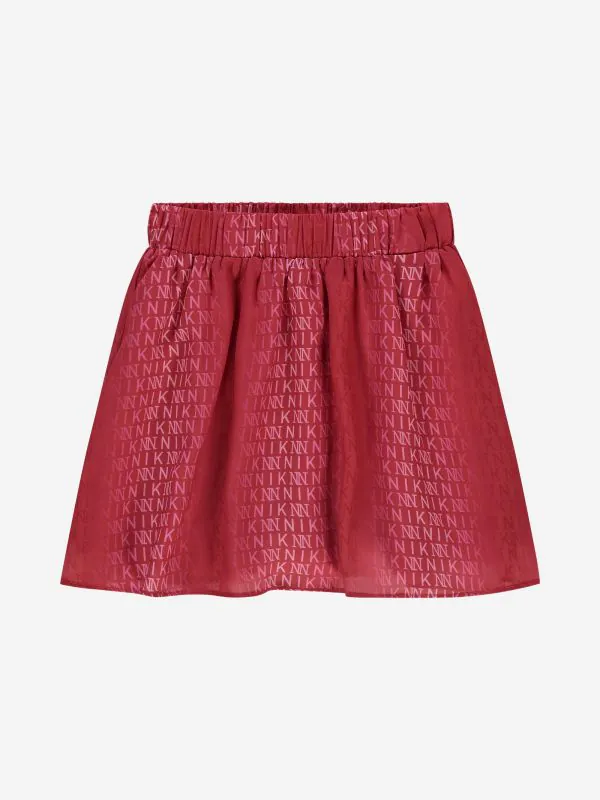 nikkie A-lijn rok met logo print en elastische tailleband