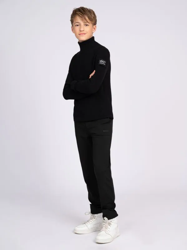 Nikkie Aansluitende Broek Met Elastische Tailleband