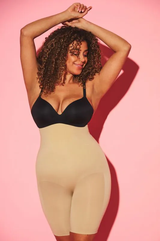 nikkie Aansluitende shaping shorts met antislip rand