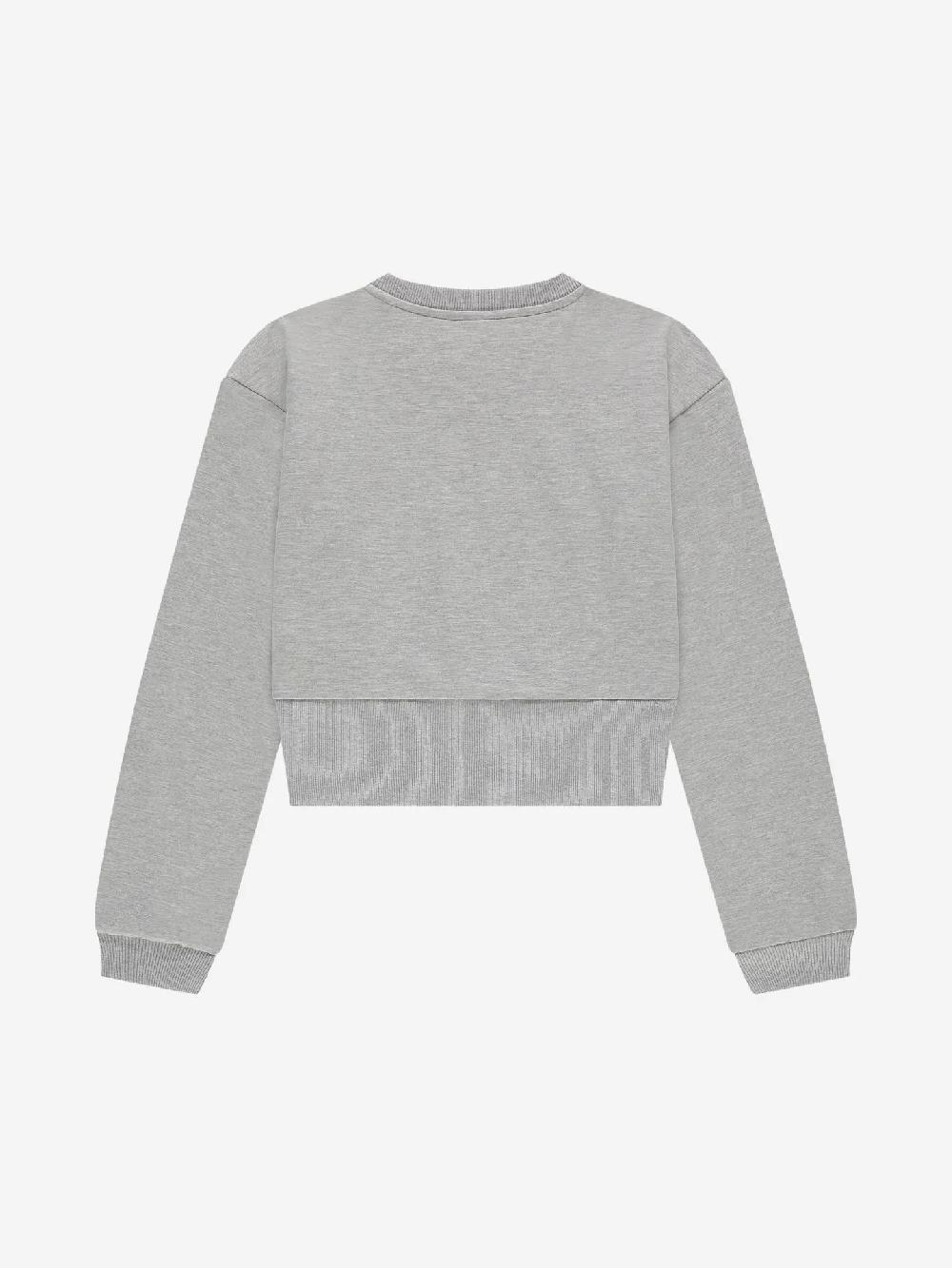 Nikkie Cropped Sweater Met Brede Elastische Tailleband