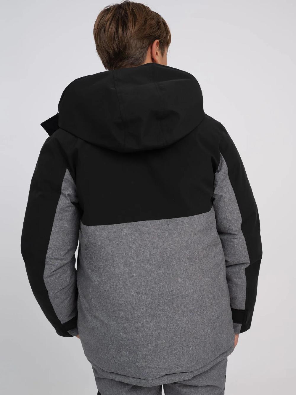 Nikkie Gemêleerde Ski Jas Met Capuchon En Kompas Trekker