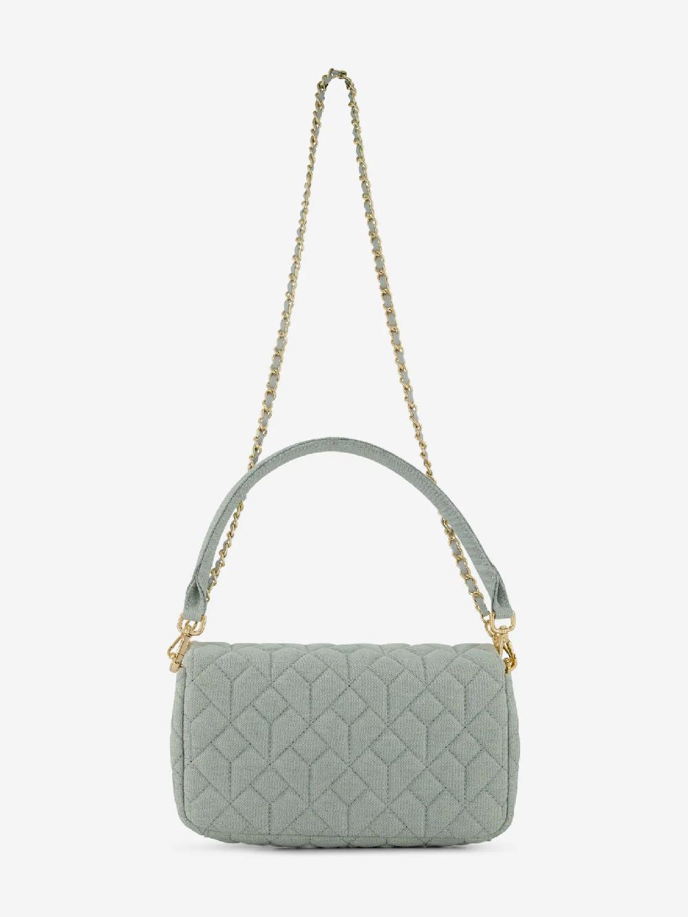 Nikkie Gewatteerde Schoudertas Van Denim Met N-logo