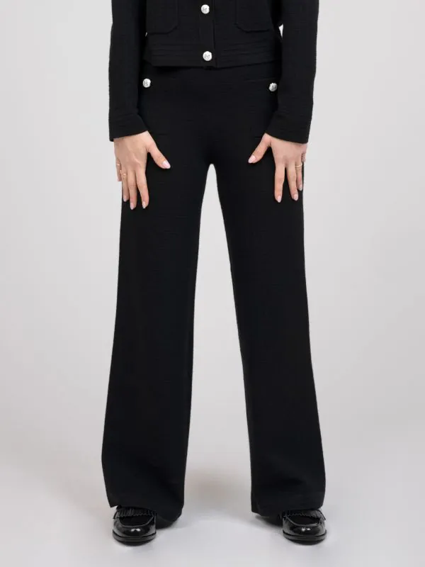 nikkie High waist pantalon met elastische tailleband