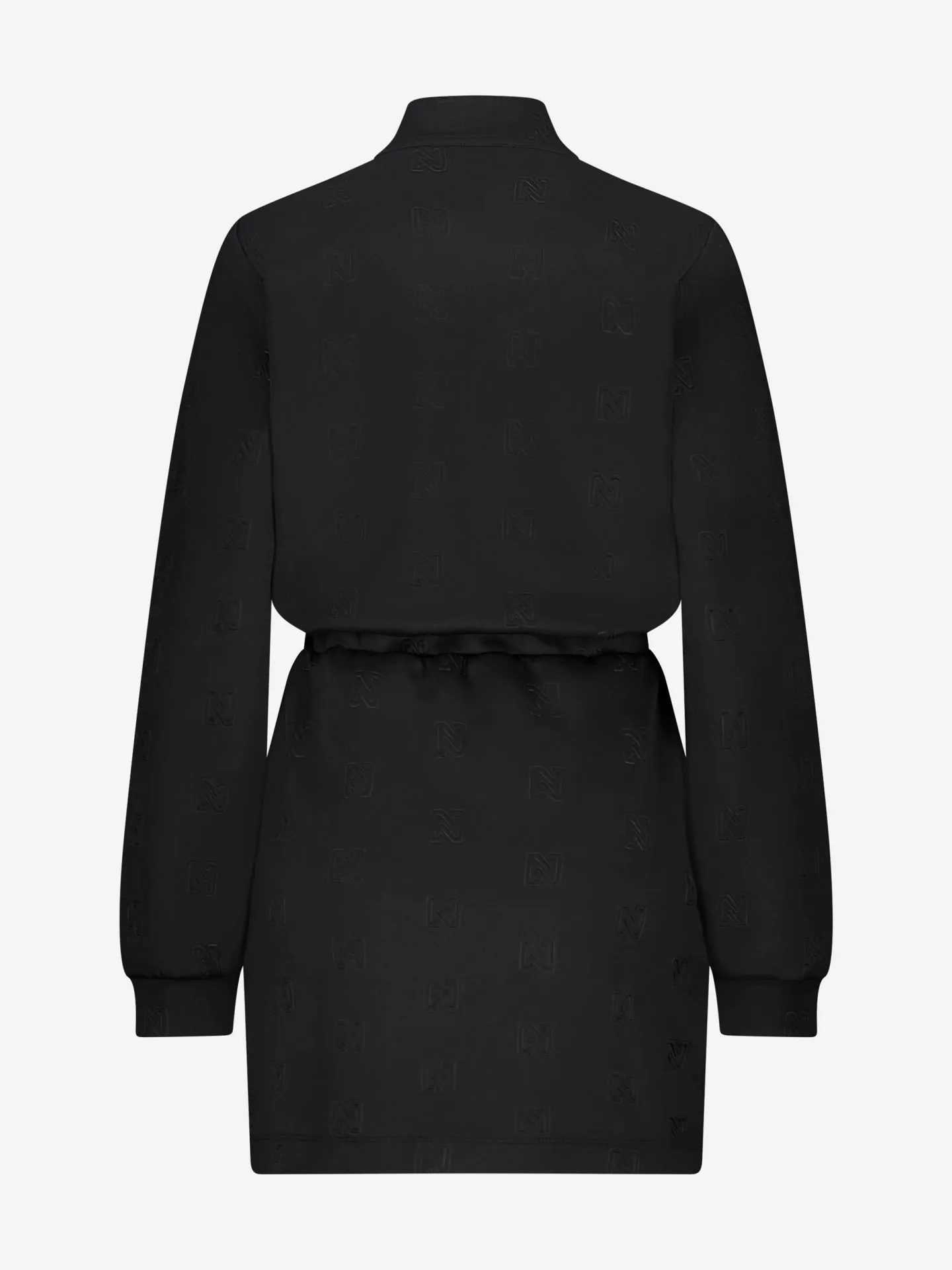 Nikkie Jurk Met Logo Patroon En Elastische Tailleband