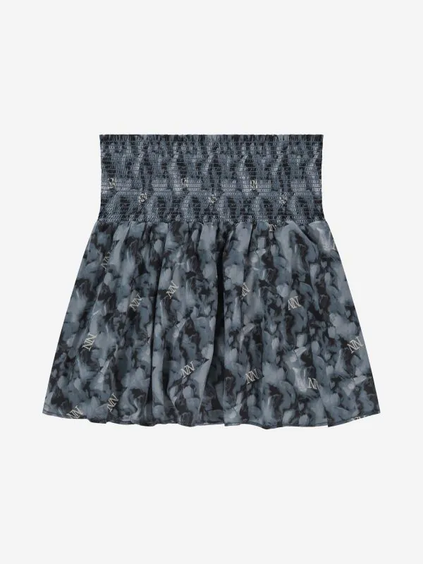 nikkie Korte rok met grafisch patroon en elastische tailleband