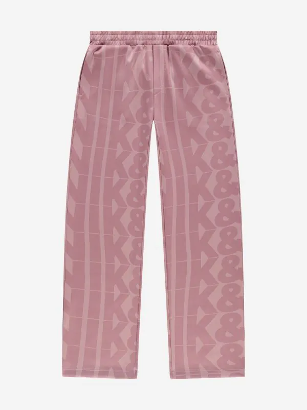 nikkie Losvallende joggingbroek met N&N logo patroon