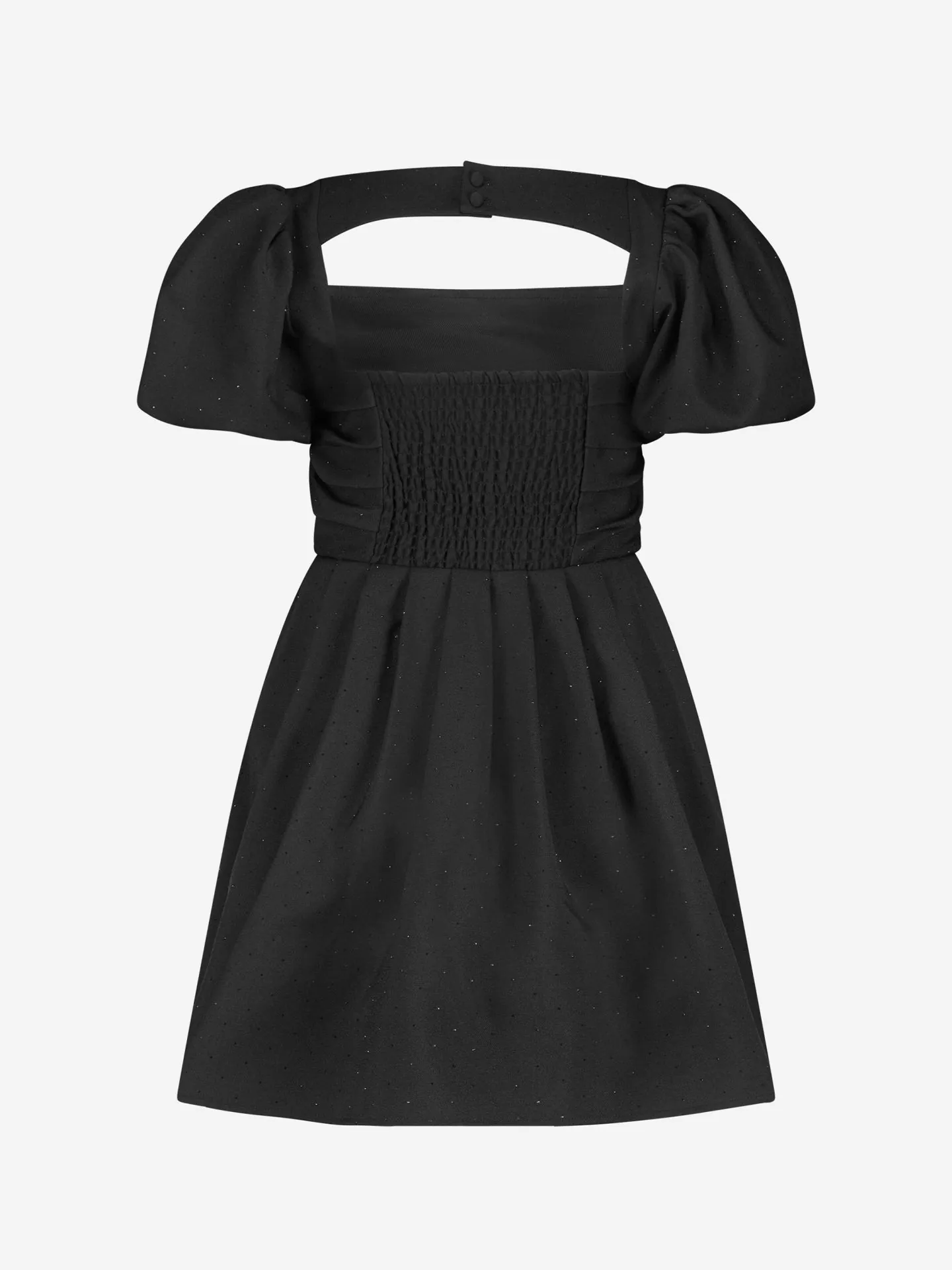 Nikkie A-lijn Jurk Met Glitters En Pofmouwen