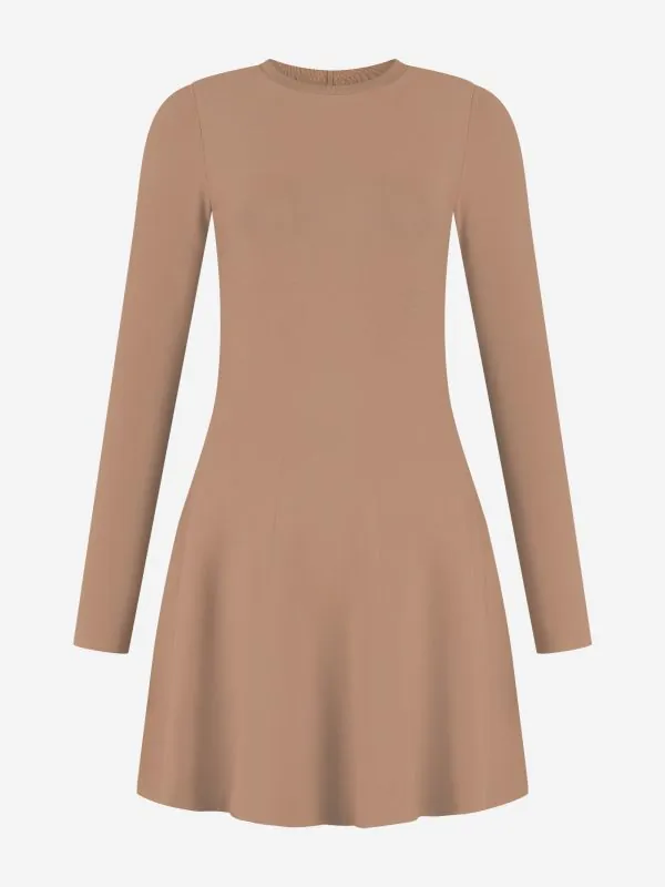 nikkie A-lijn jurk met lange mouwen