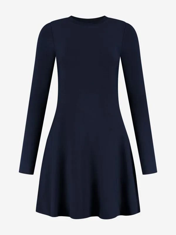 nikkie A-lijn jurk met lange mouwen