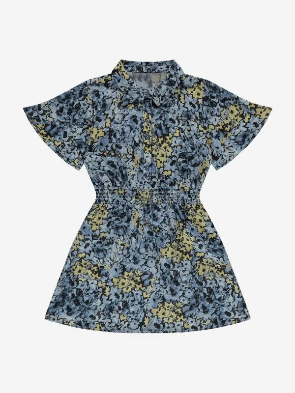 nikkie A-lijn jurk met logo print