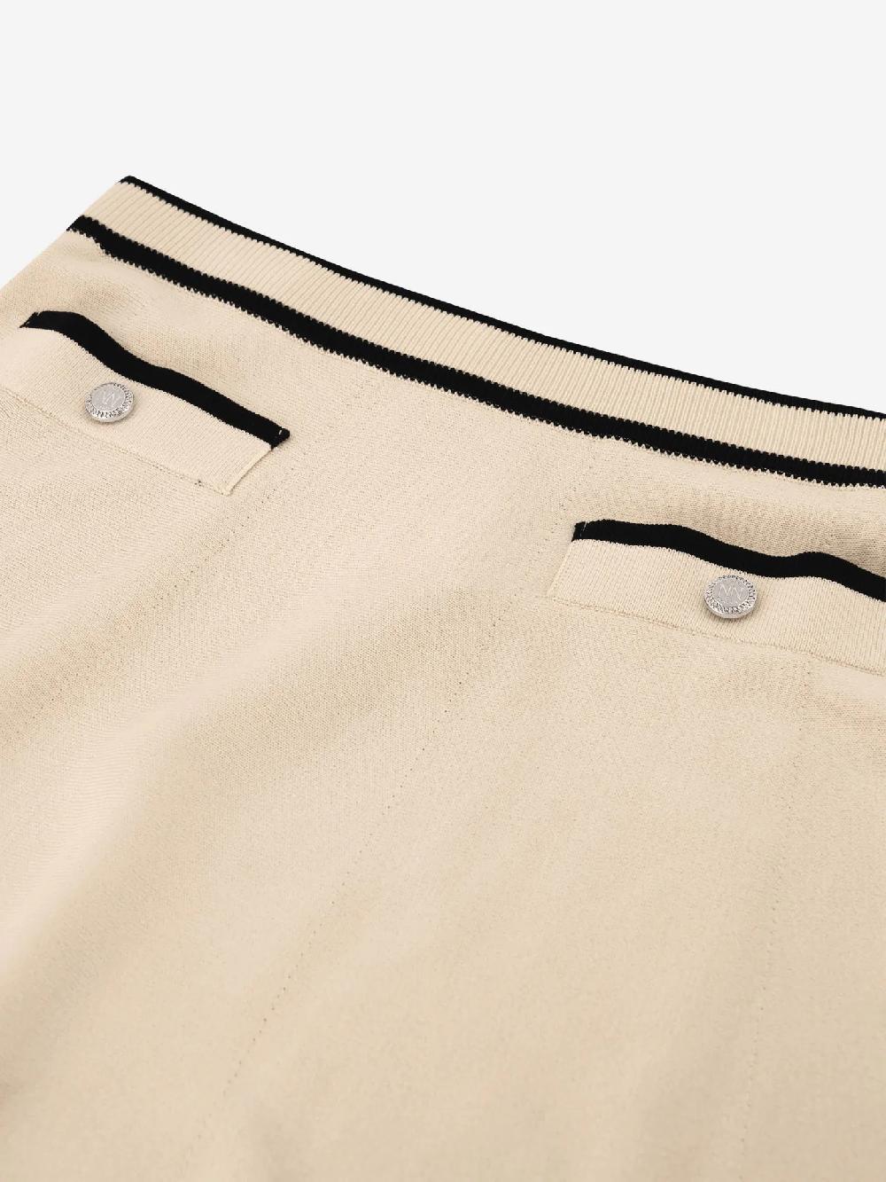 Nikkie A-lijn Rok Met Contrastbiezen