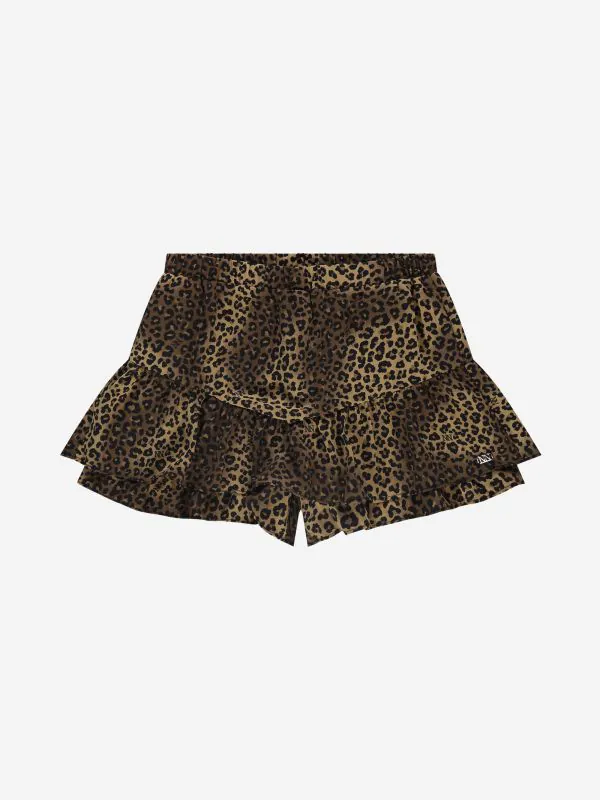 nikkie A-lijn skort met panterprint