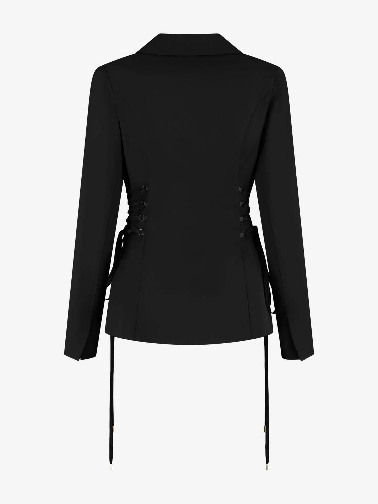 Nikkie Aansluitende Blazer Met Veter Details