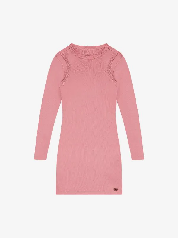 Nikkie Aansluitende Jurk Met Geribde Details