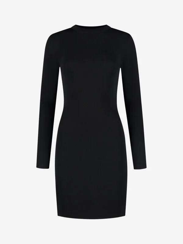 nikkie Aansluitende jurk met lange mouwen