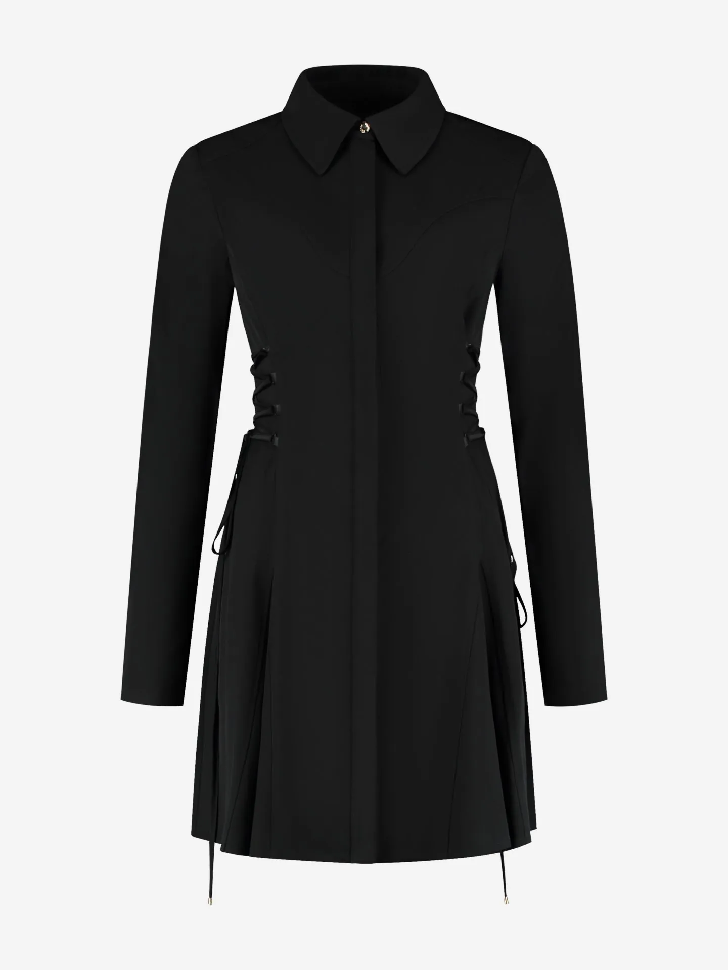 Nikkie Aansluitende Jurk Met Veter Details