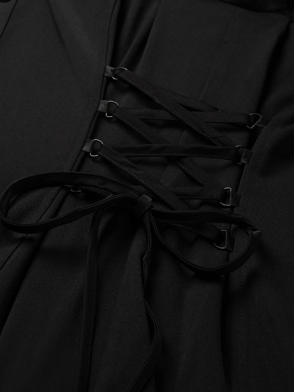 Nikkie Aansluitende Jurk Met Veter Details