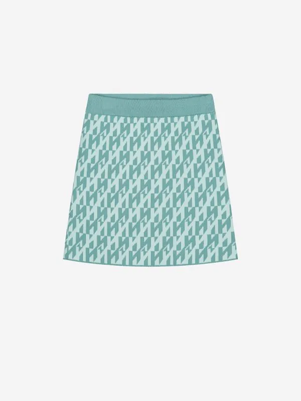 Nikkie Aansluitende Rok Met Een Logo Patroon