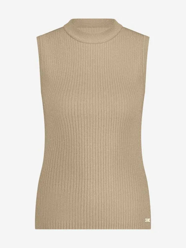 nikkie Aansluitende tank top met glitters