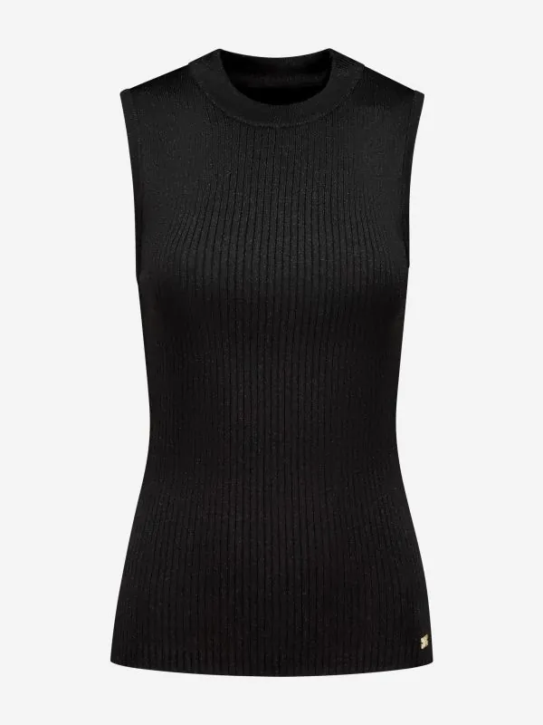 nikkie Aansluitende tank top met glitters