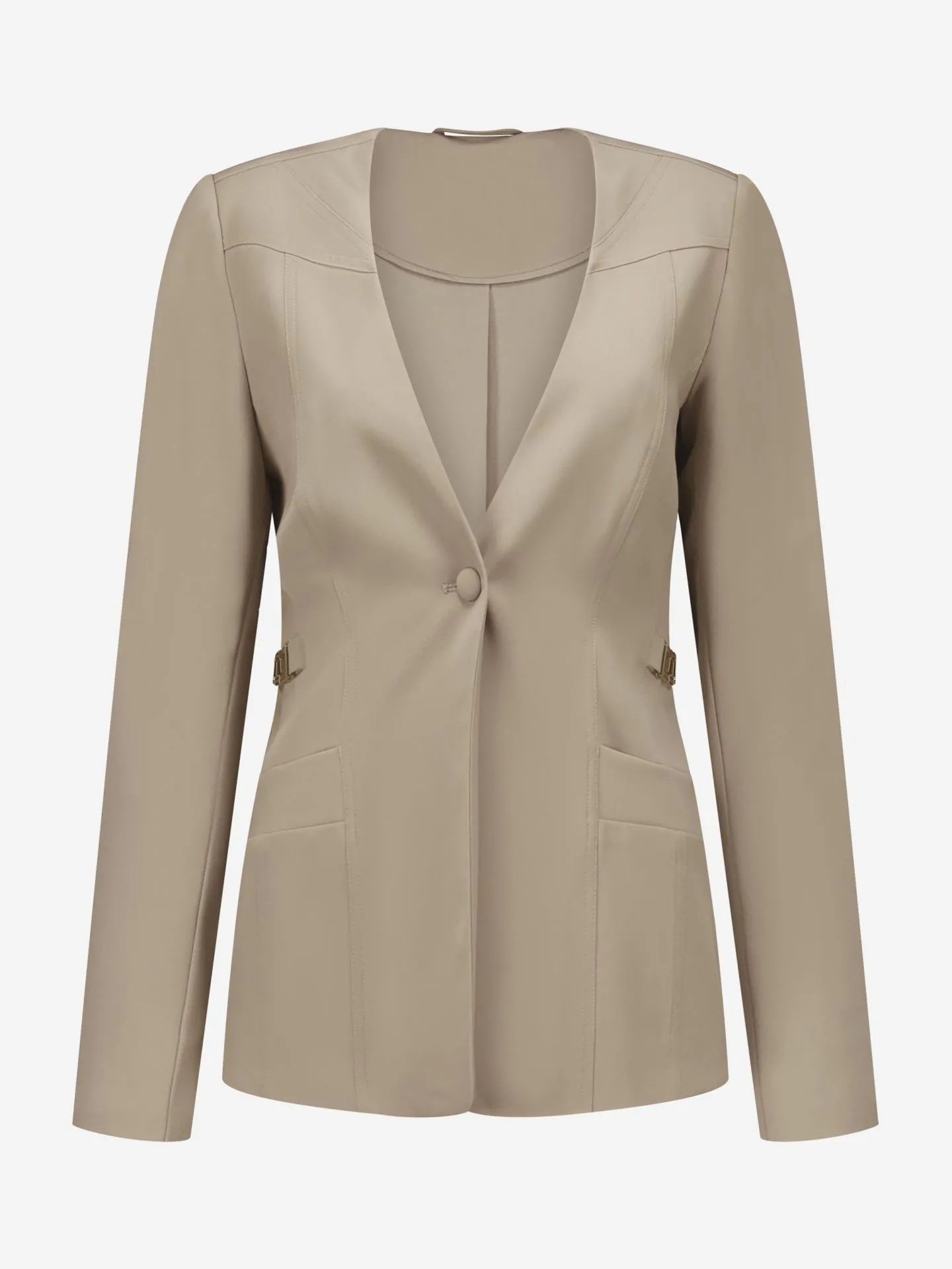 Nikkie Blazer Met Ketting Detail