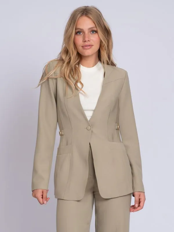 nikkie Blazer met ketting detail