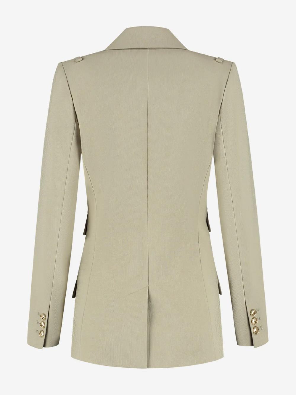 Nikkie Blazer Met N-knopen En Dubbele Klepzakken