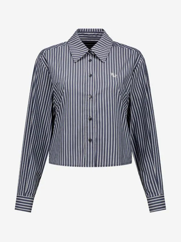 nikkie Blouse met logo patroon