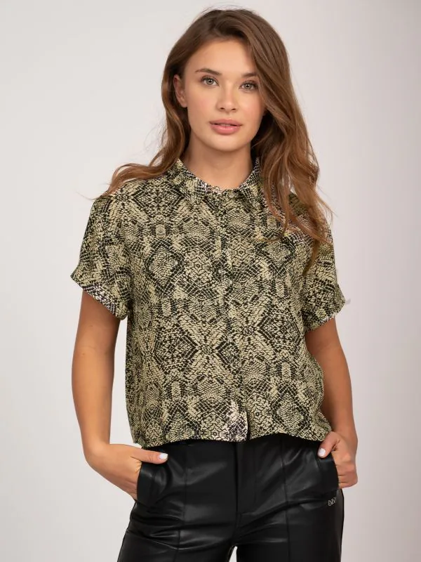Nikkie Blouse Met Slangenprint