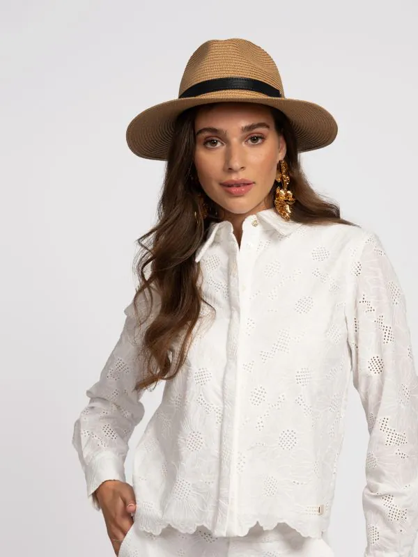 nikkie Broderie anglaise blouse
