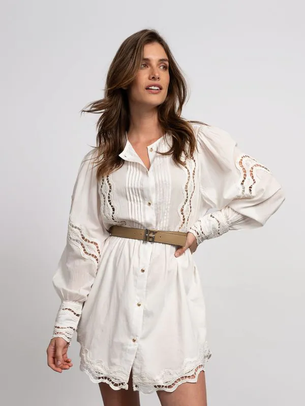 nikkie Broderie anglaise jurk