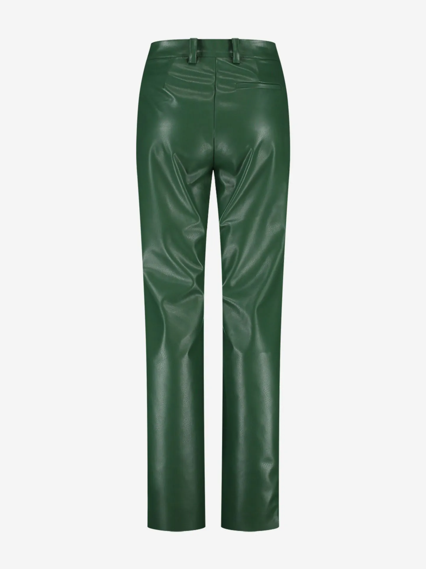 Nikkie Broek Van Imitatieleer Met Wijde Pijpen