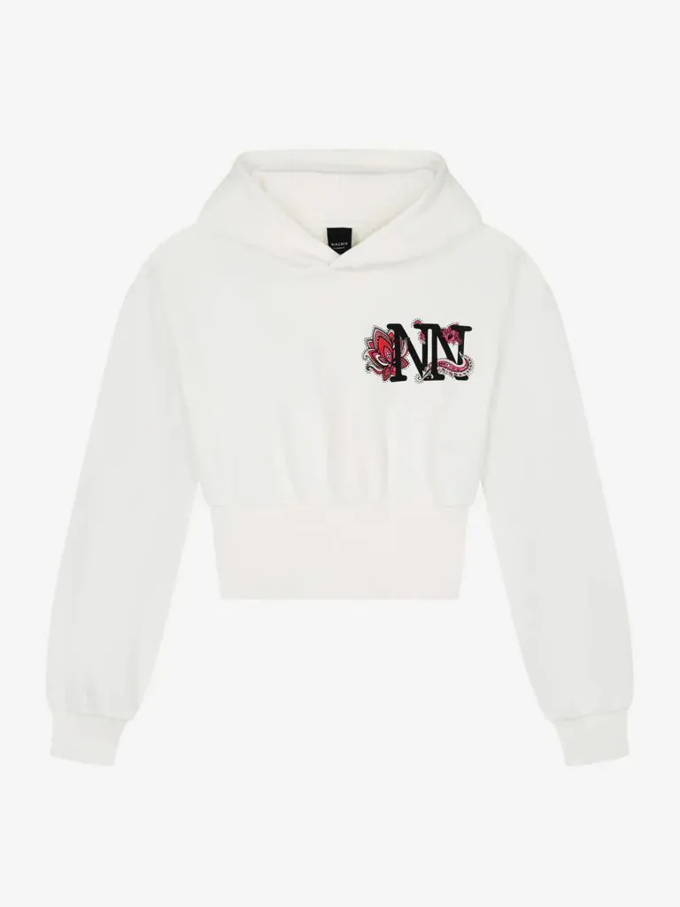 nikkie Cropped hoodie met logo
