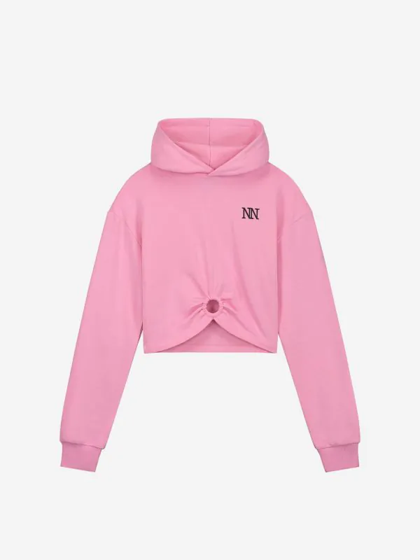 nikkie Cropped hoodie met ring