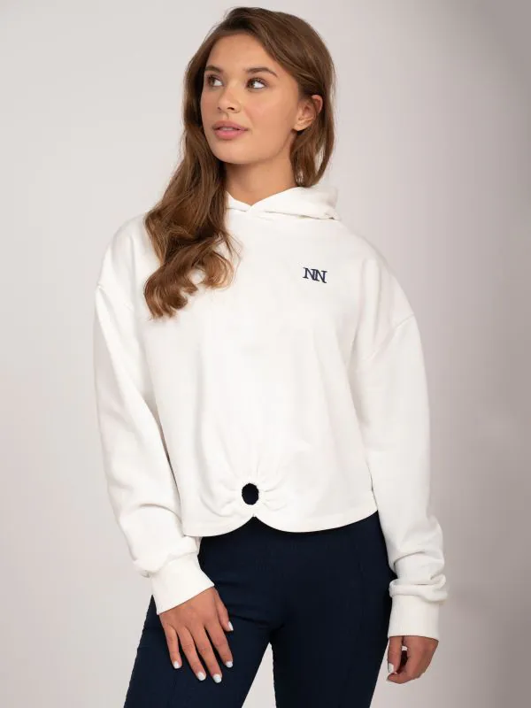 nikkie Cropped hoodie met ring