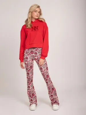 nikkie Flared broek met print