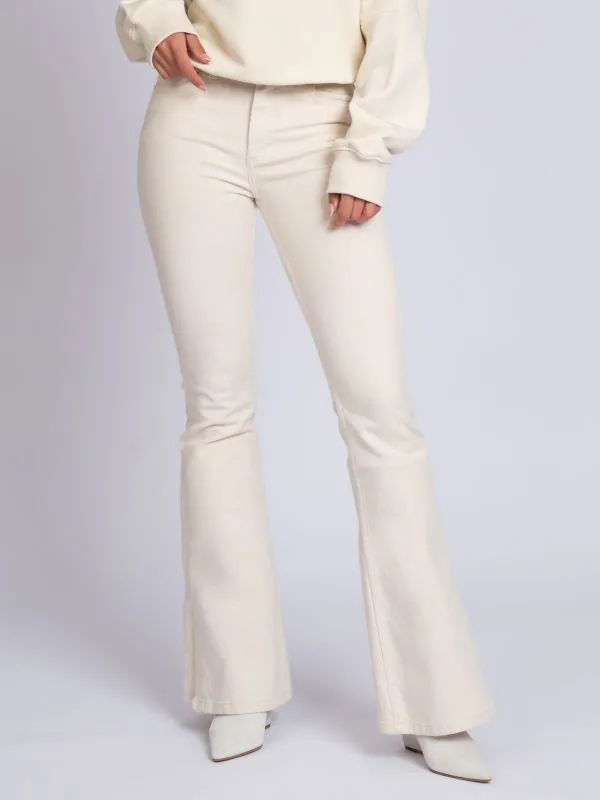 nikkie Flared jeans met mid waist