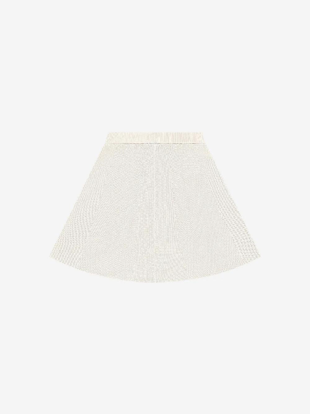 Nikkie Gebreide Midi Rok Met Parel Logo