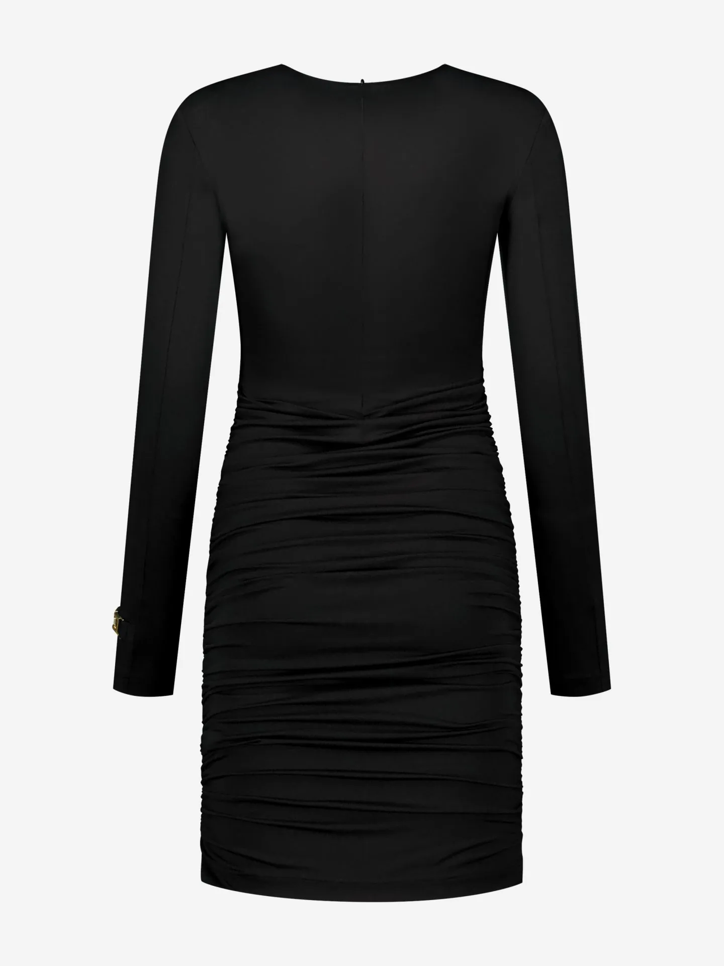 Nikkie Gedrapeerde Lange Jurk Met Ketting Detail