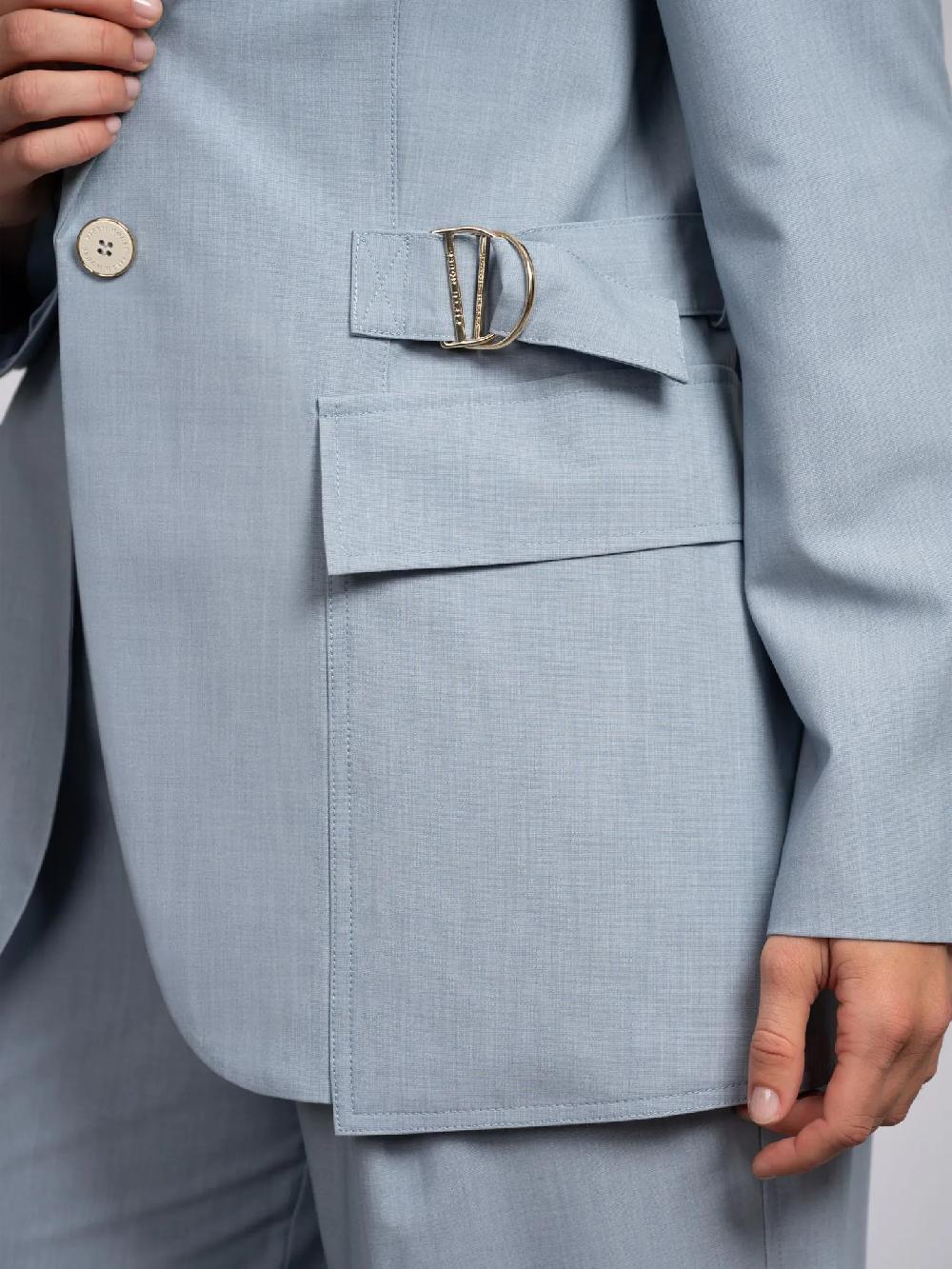 Nikkie Gemêleerde Blazer Met Tailleband