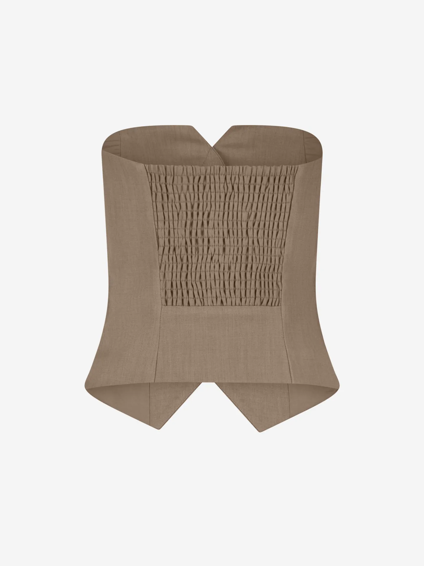 Nikkie Gemêleerde Strapless Top