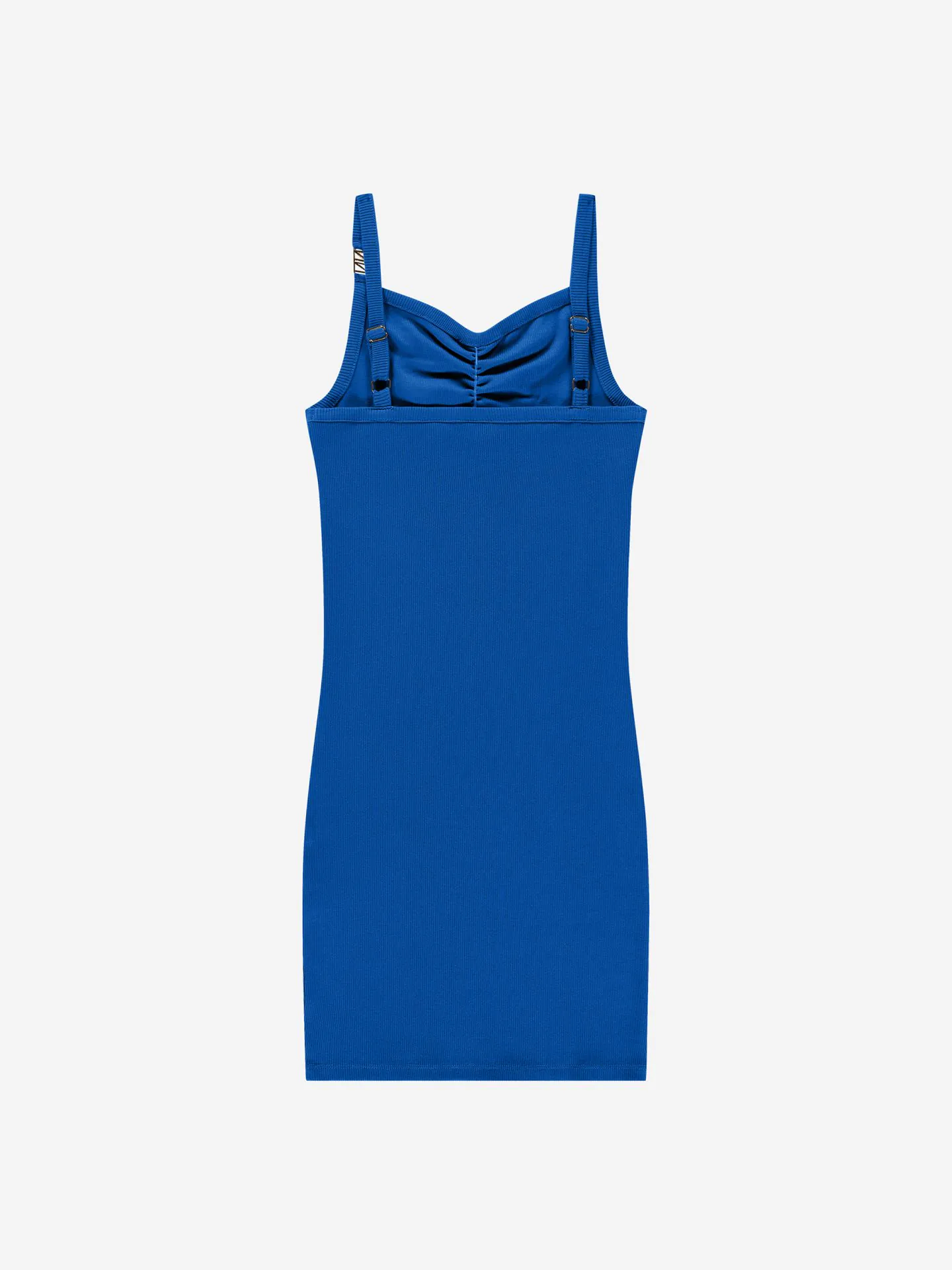 Nikkie Geribde Jurk Met Gedrapeerd Detail